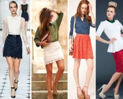 Юбки для полных женщин Оригинальные модели юбок